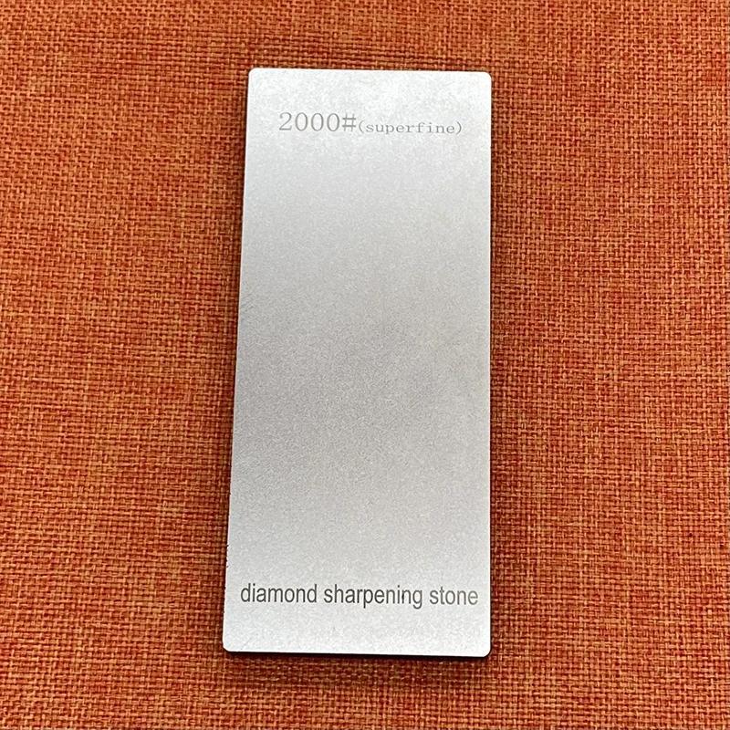 Metal Whetstone Sharpening System with Diamond Stones 1500-3000 Grit for Knives