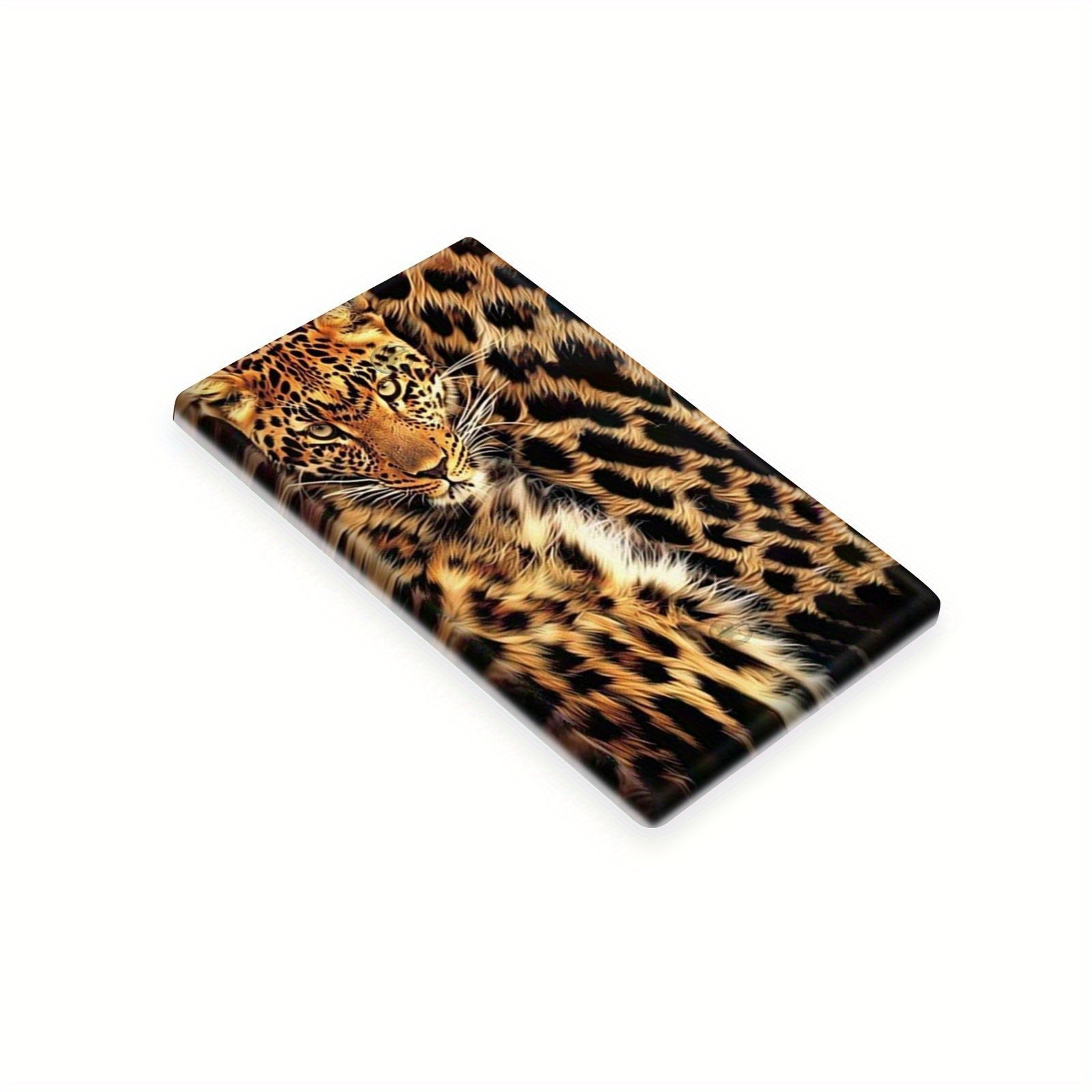 Leopard Fur Print Wall Plate Cover for Indoor and Outdoor Decor