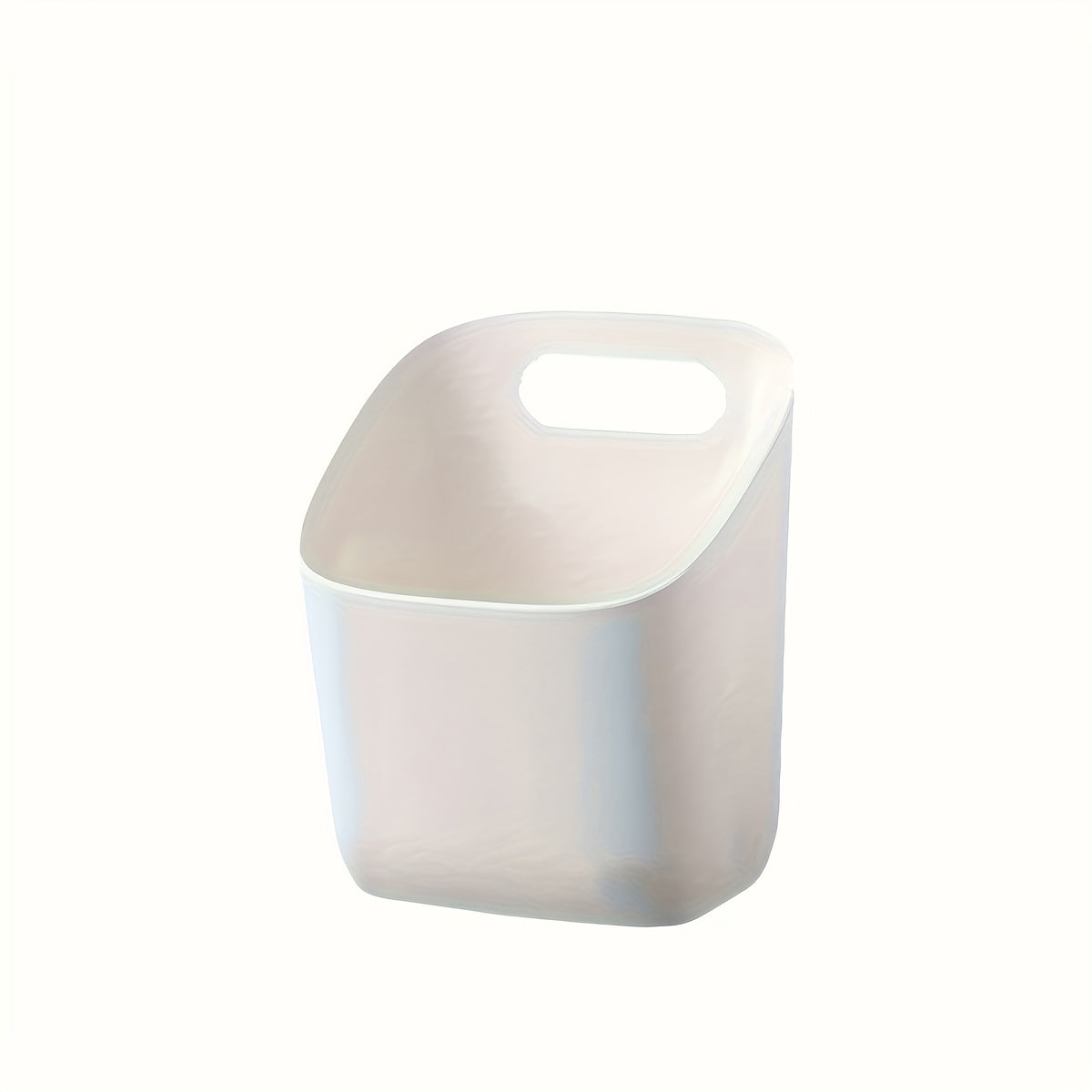 Wall-Mounted Plastic Storage Basket Organizer for Bathroom and Kitchen