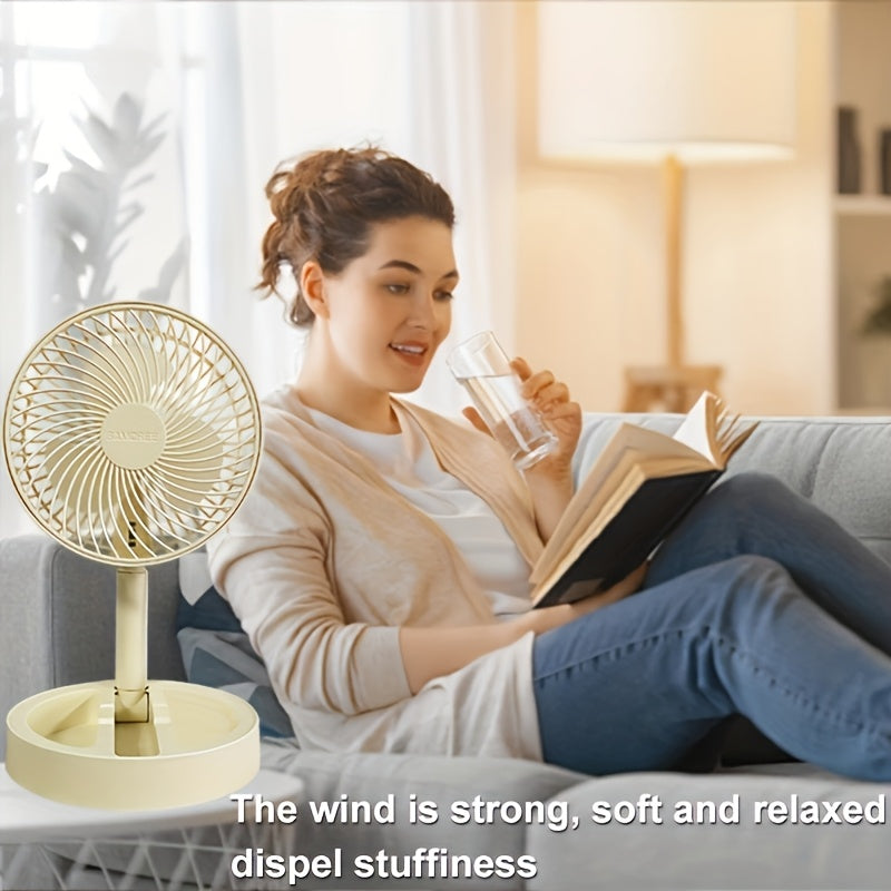 High-Speed USB Desk Fan for Home and Office Portable Battery-Free Cooling