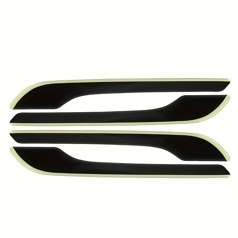 4 Pack Black Matte Self-Adhesive Car Door Handle Protector Stickers for Tesla Model 3 Y