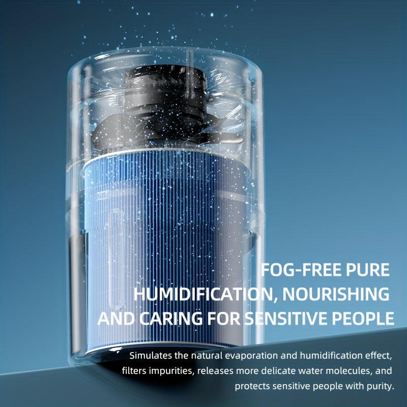 Ultrasonic USB Humidifier for Home Bedroom Office Desk Purifies Air