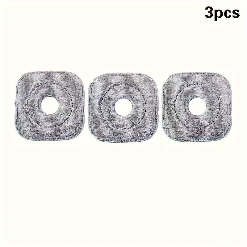 Microfiber Mop Pads Set of 3, 7, or 10, Washable, Durable, Compatible with Spin Mops