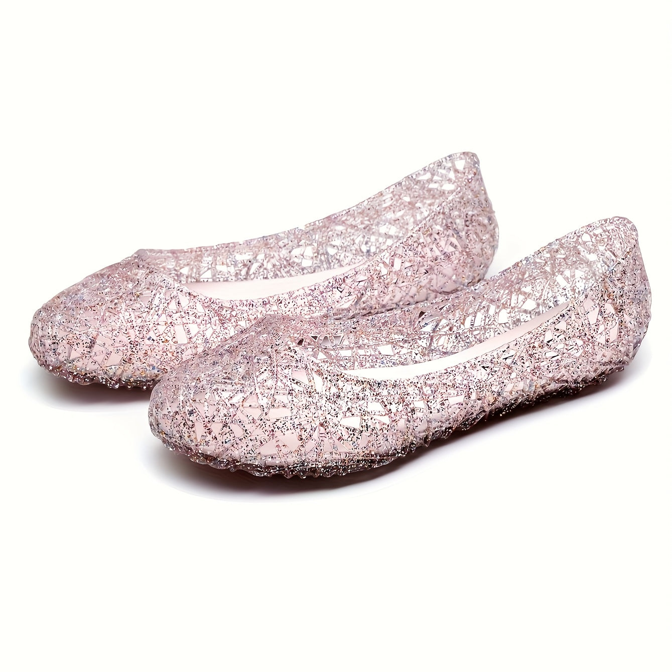 Zapatos de playa de cristal para mujer, ligeros, slip-on, cómodos y casuales