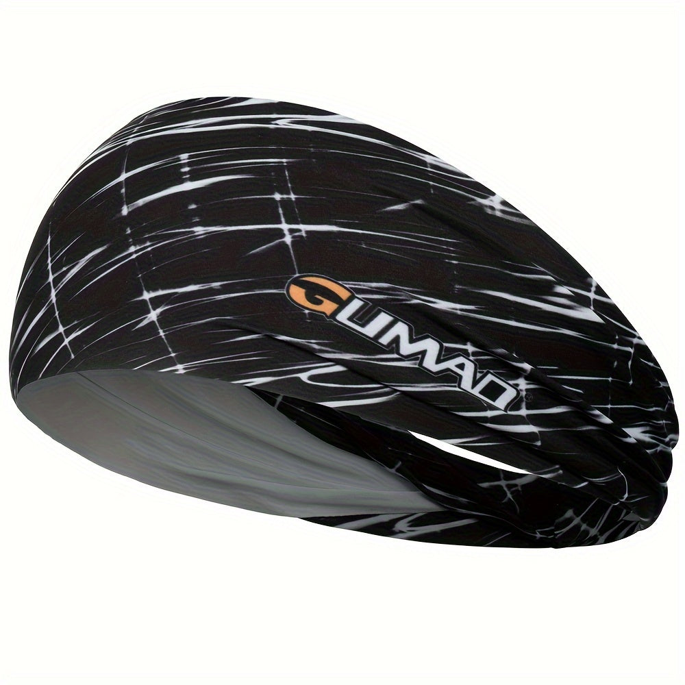 Elastic Headband for Running Yoga Tennis Cycling Sweat-Absorbing Breathable Fitness