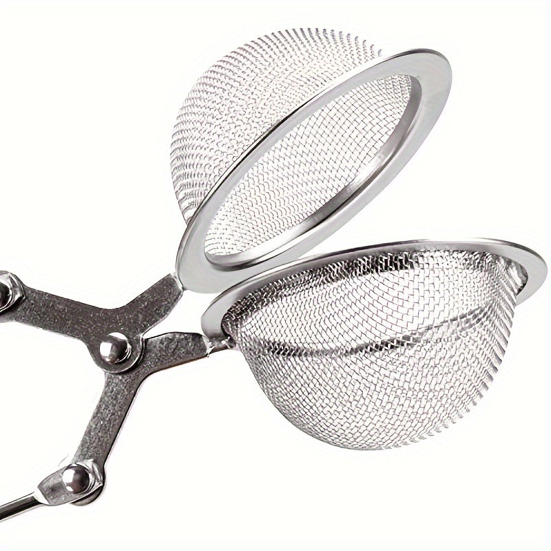 Durable Metal Mesh Tea Strainer with Handle for Loose Tea and Spices