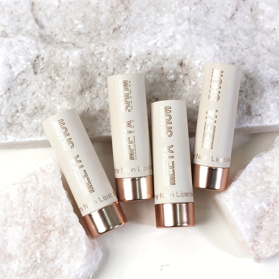 Женская перламутровая помада Chewy Golden Metallic Glitter для ежедневного макияжа