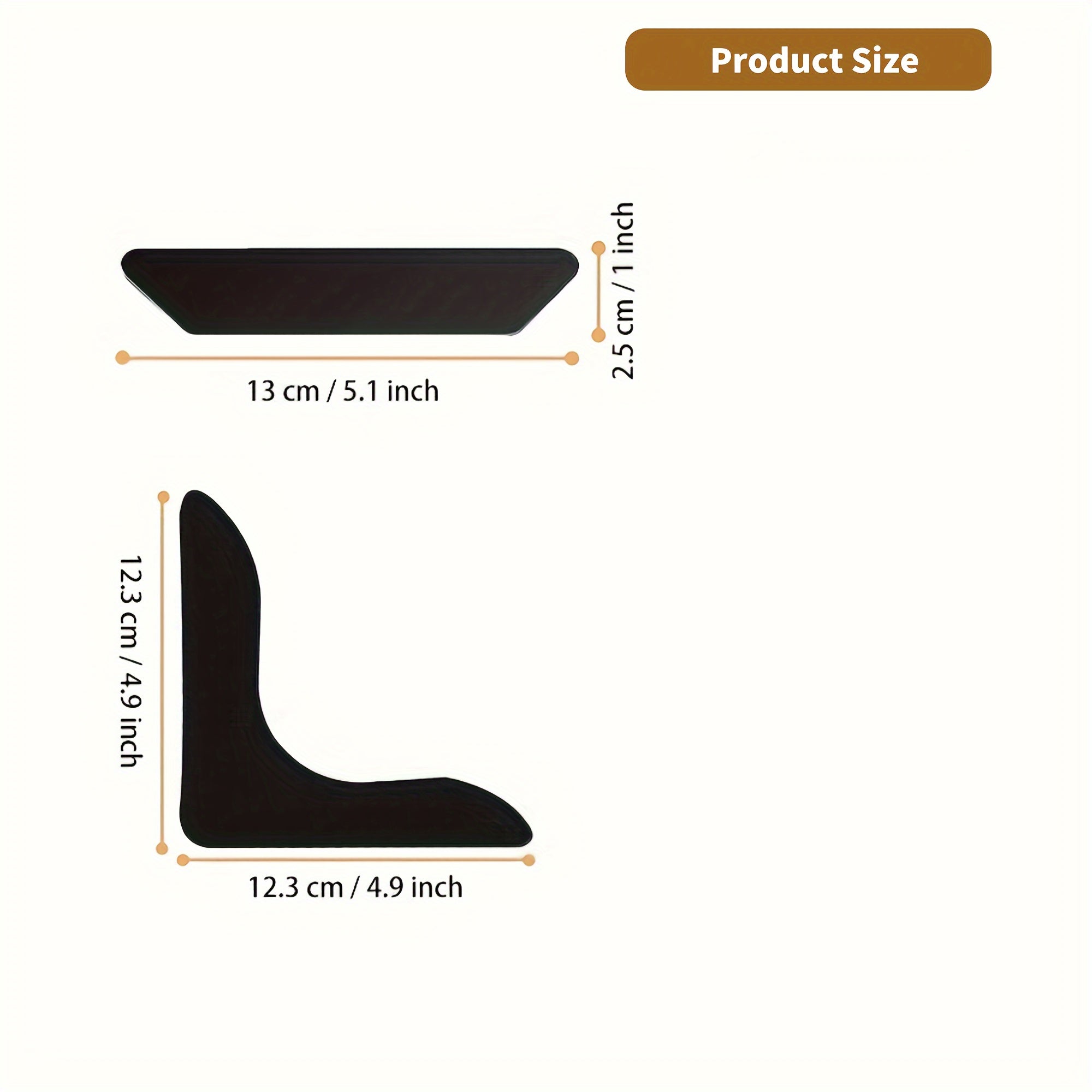 10 ta qayta ishlatiladigan gilam ushlagichlar to'plami, sirpanishga qarshi texnologiya - yog'och va plitka polida maydon gilamlarini mustahkamlash uchun kuchli yopishqoq, iz qoldirmaydi.