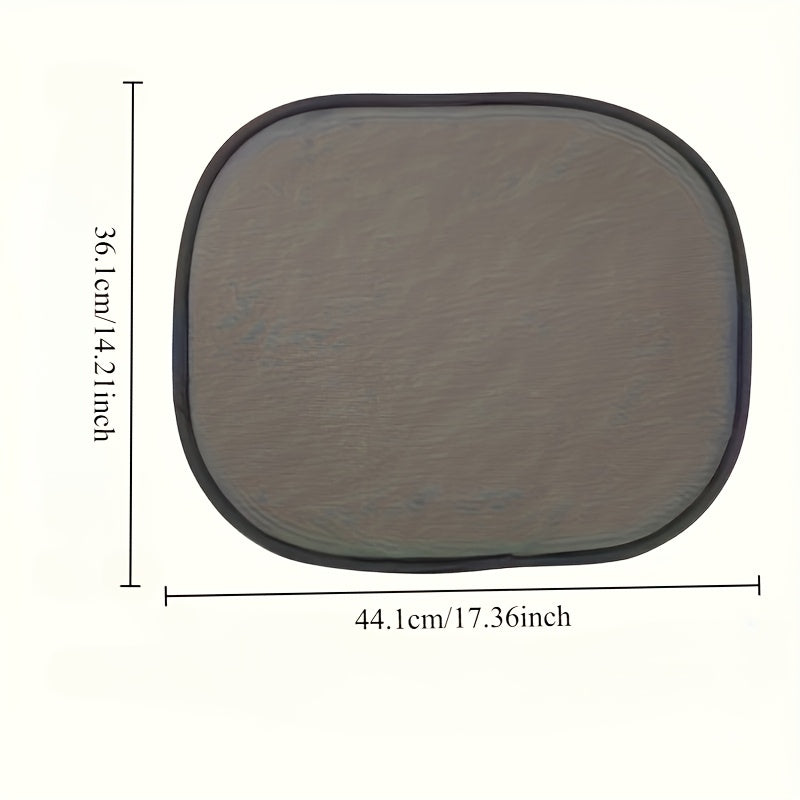 Авто-зонт солнцезащитный УФ-защита присоска теплоизоляция внутренняя штора блок 2 шт.
