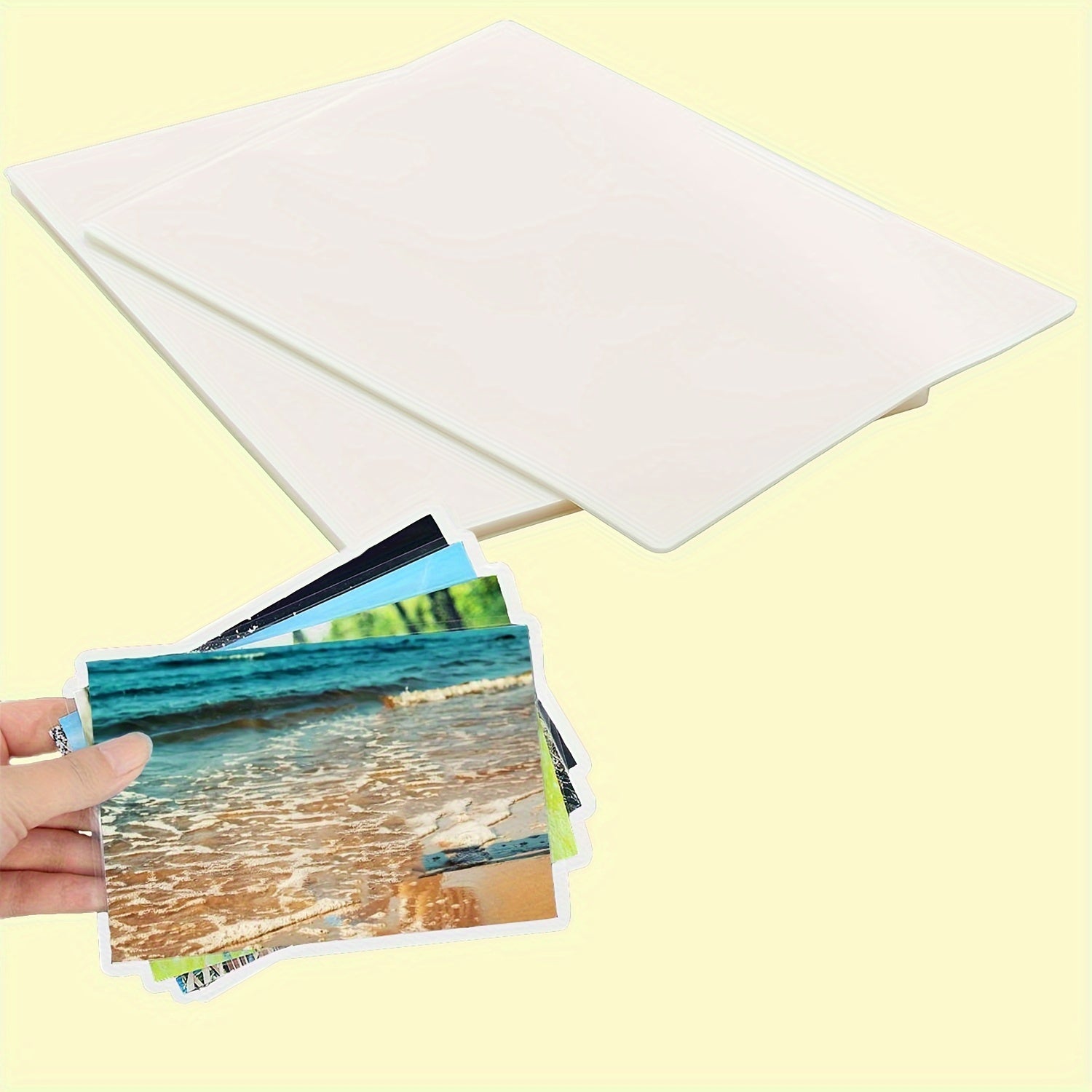 9x11.5 Inch Clear Thermal Laminating Sheets 5mil Round Corners Pack of 50 or 100