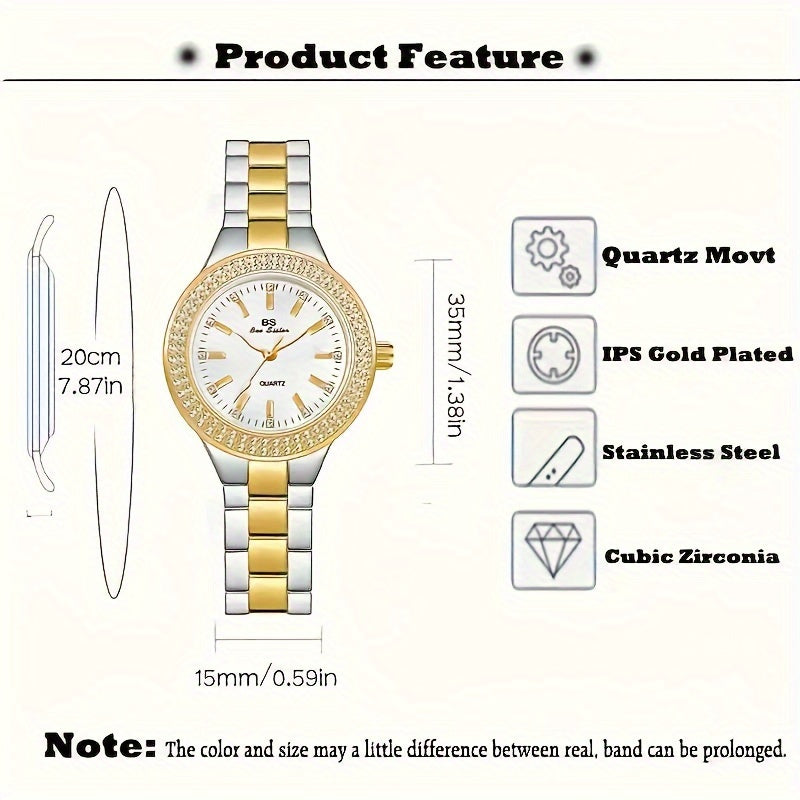 Quartz Watch for Women with Dazzling Charm and Elegant Design
