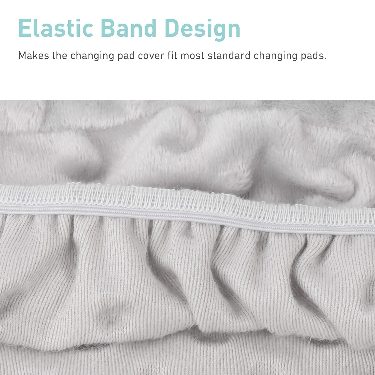 Pack of 2 Baby Changing Pad Covers Breathable Soft Minky Dots Plush Sheets