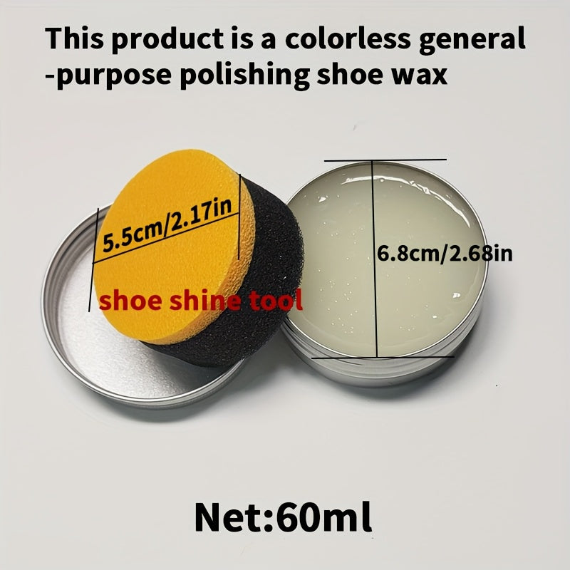Leather Care Kit For Shoes And Leather Garments With Polish And Conditioner