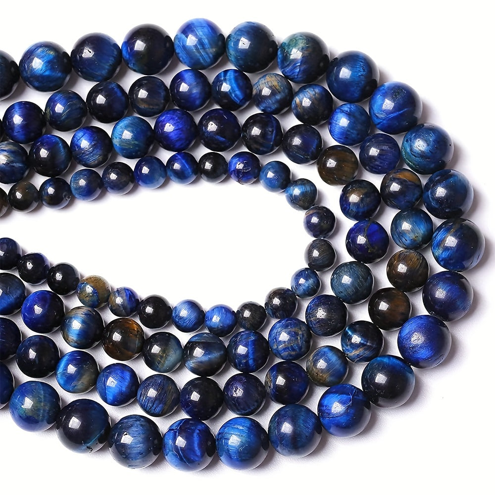 Blue Tiger Eye Beads Natural Stone Jewelry Making Supplies 6mm 8mm 10mm