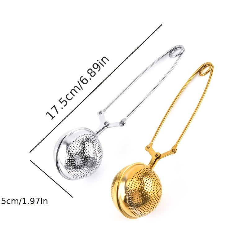 Stainless Steel Heart-Shaped Tea Infuser Loose Leaf Strainer for Home Office Gift