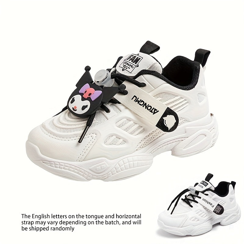 Kids' Cartoon Closure Sneakers with Breathable Mesh and Soft Sole for Boys and Girls