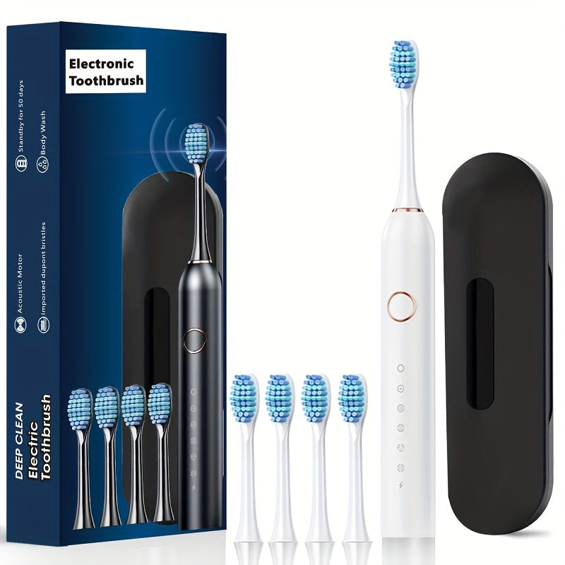 Electric Toothbrush for Adults with Whitening and Rechargeable Battery