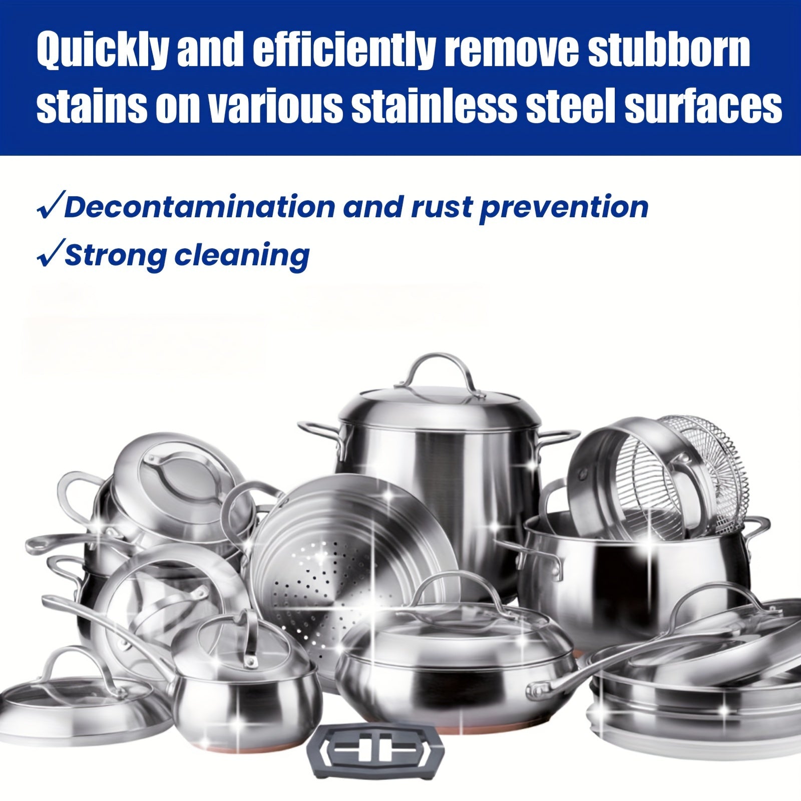 Qozon, qozonlar va yog' qoldiqlarini chuqur tozalash uchun oshxona tozalovchi jel