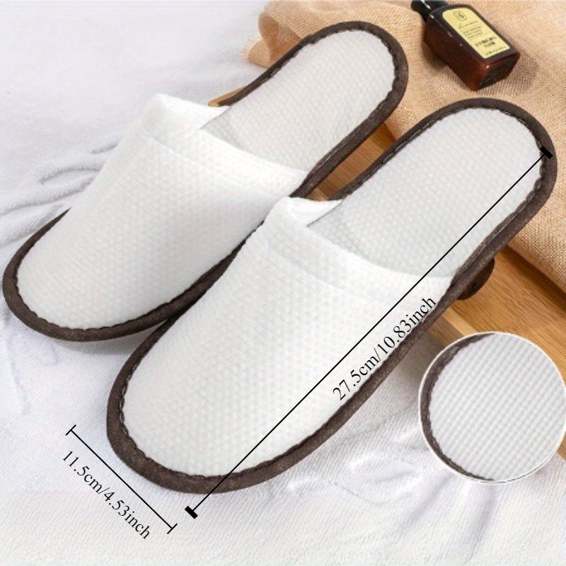 Unisex Non-Slip EVA Slippers for Hotel and Home Use All-Season Solid Color