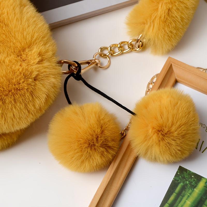 Yengil dizayndagi ajinli ayollar uchun plush yurak shaklidagi yelka sumkasi, ajratiladigan tasma va zip yopilishi bilan. Kundalik sayrlar, xaridlar va uchrashuvlar uchun mukammal. Yorqin pushti va boshqa ranglarda mavjud.