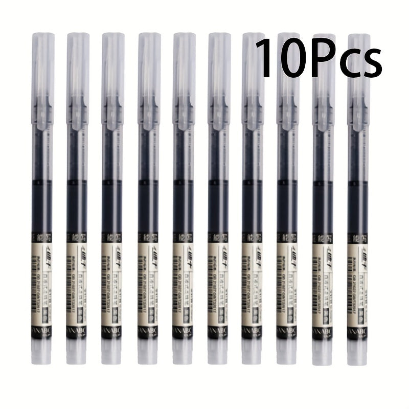 10 Pack Blue Gel Pens Extra Fine Tip Liquid and Gel Ink for School Office Stationery