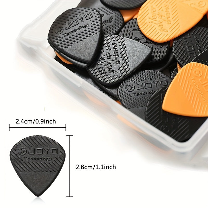 Set of Guitar Picks 1.4mm Non-Slip Plastic for Acoustic and Electric Guitars 5-20 Pieces
