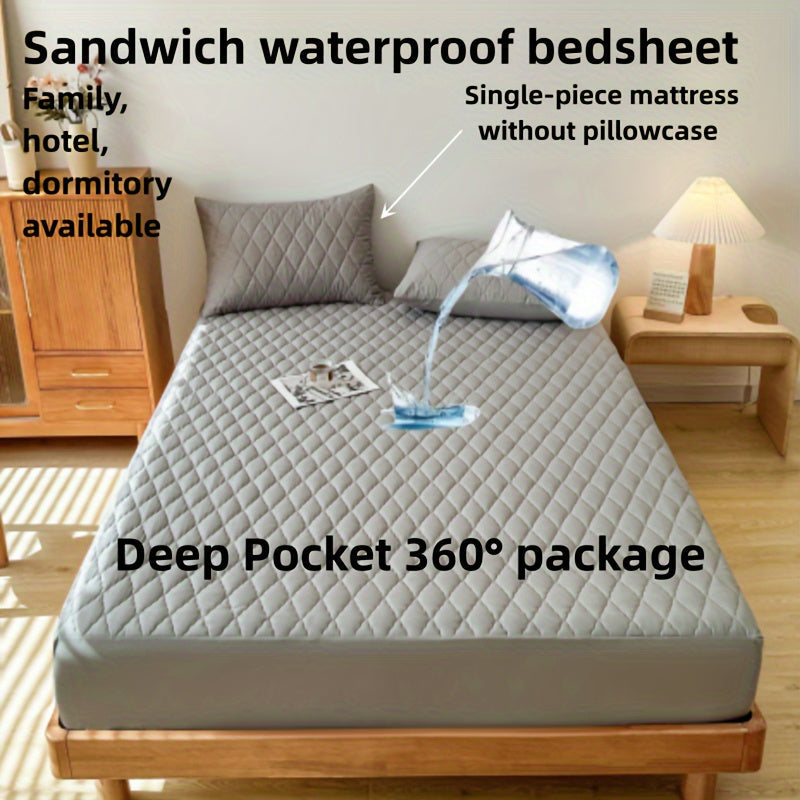 Breathable Waterproof Polyester Mattress Cover for Dormitory and Bedroom