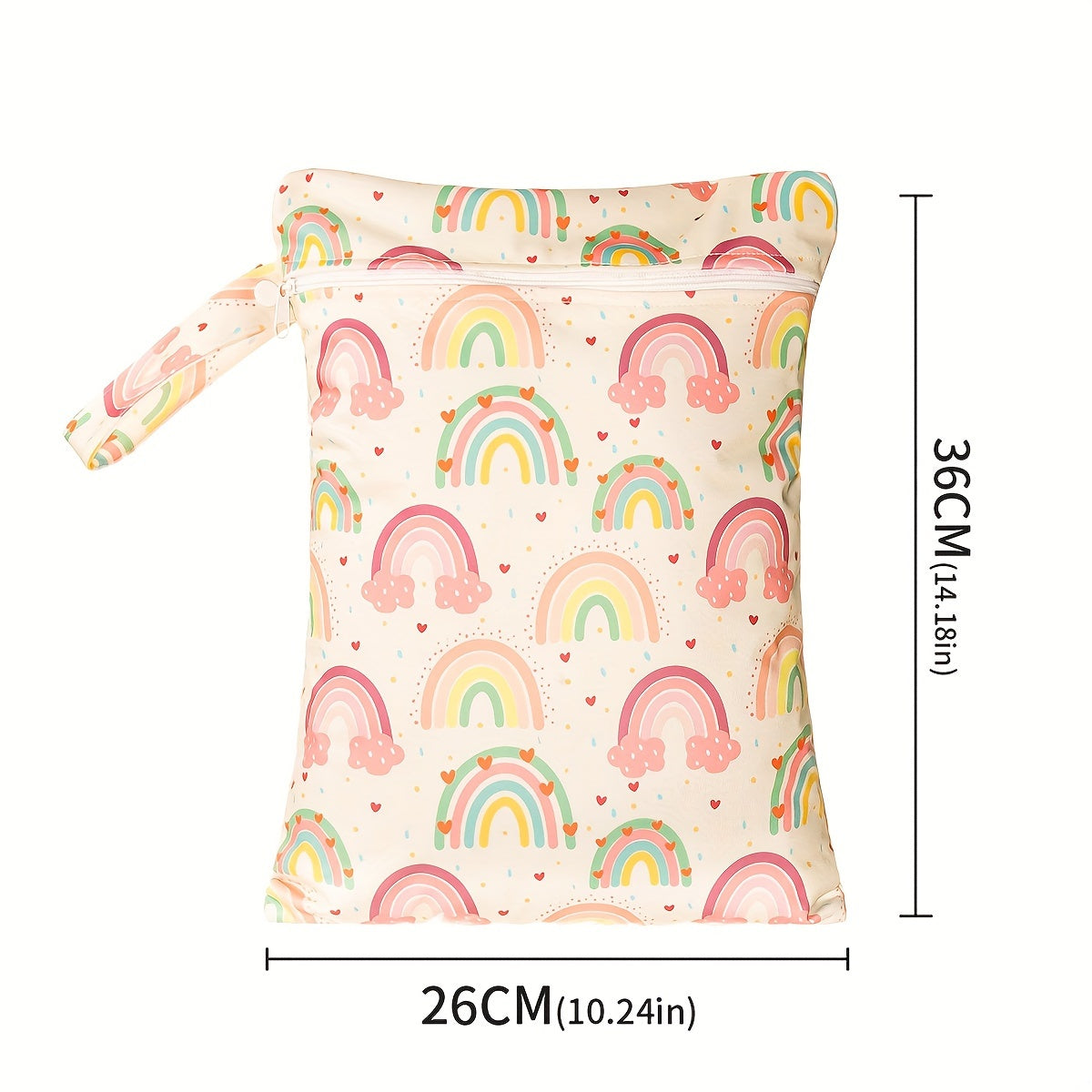 Waterproof Wet Dry Bag for Swimsuits and Gym Gear Reusable Polyester Zipper Travel Beach