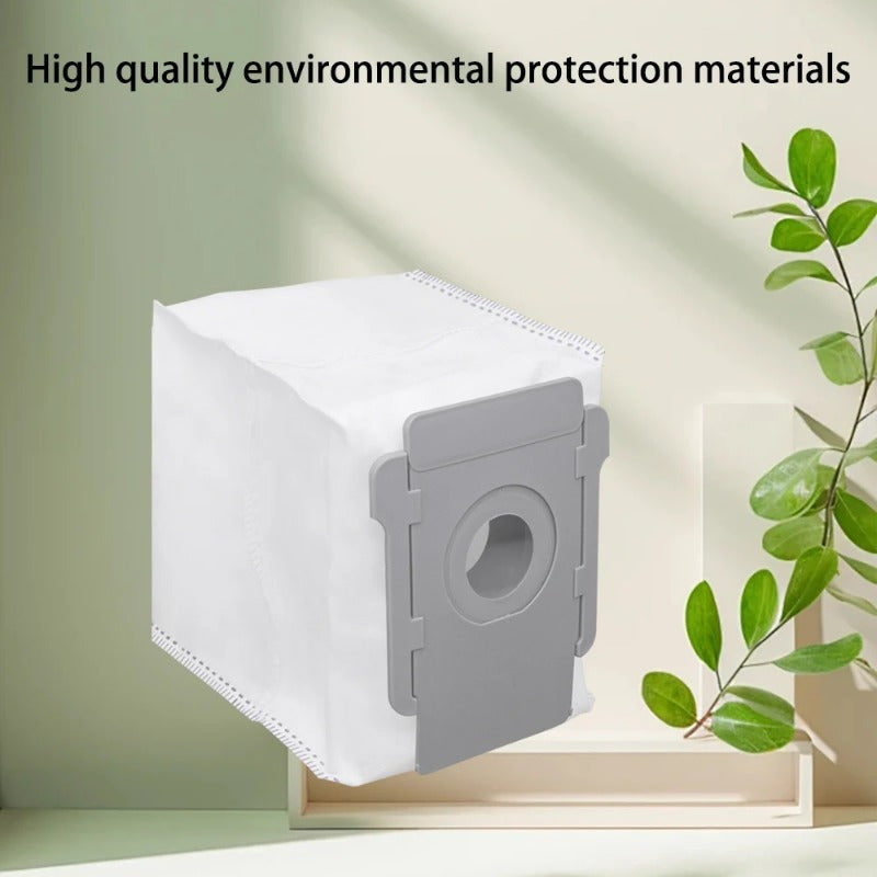 Irobot Roomba modellari i1, i3, i4, i6, i7, i8, j6, j7, j8, s9, Combo va j7+ bilan ishlaydigan ikki yuqori sig'imli chang sumkasi - yaxshilangan vakuum ishlashi uchun mustahkam plastik va matodan tayyorlangan.