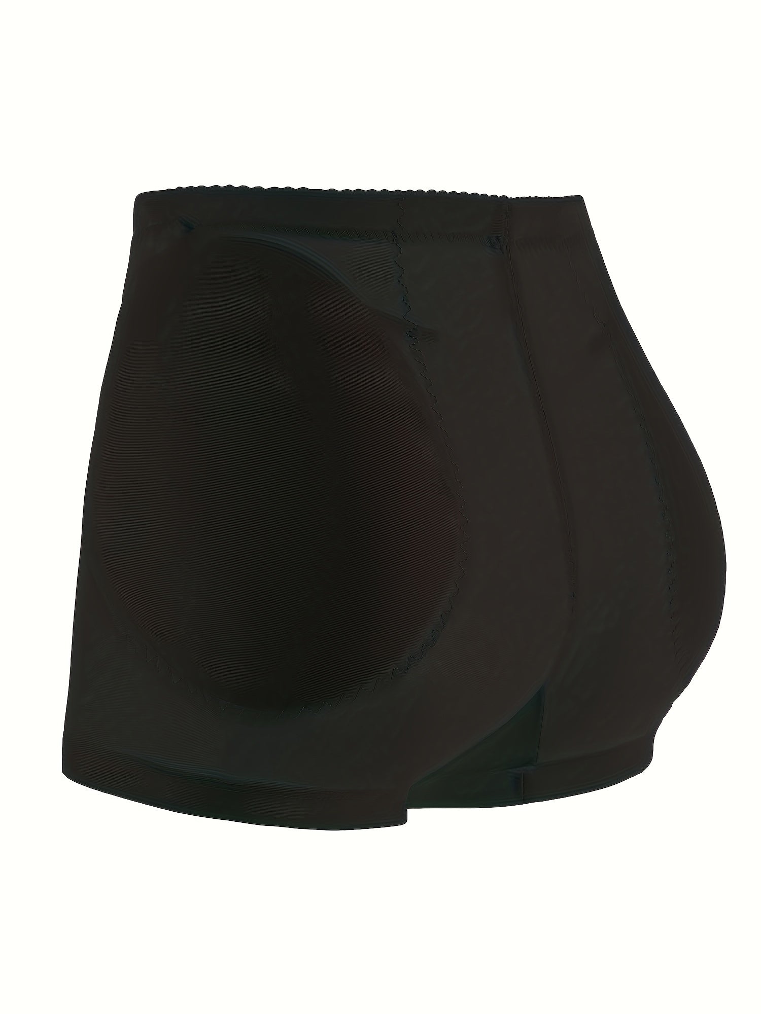 Women's Brown Shaping Shorts Tummy Control Butt Lift Padded Seamless Polyester Spandex