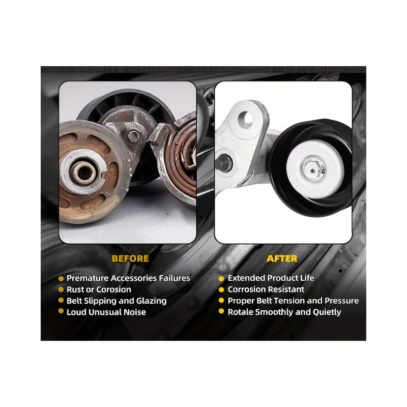 A/C Belt Tensioner Kit for Chevy Tahoe GMC Yukon Escalade Avalanche 2000-2008