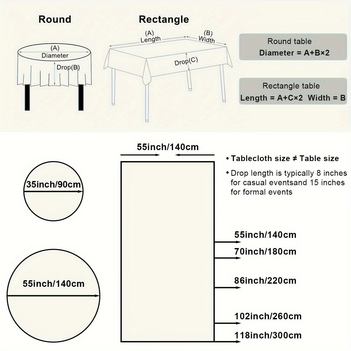 Polyester Cream Tassel Lace Tablecloth Khaki for Holidays and Parties