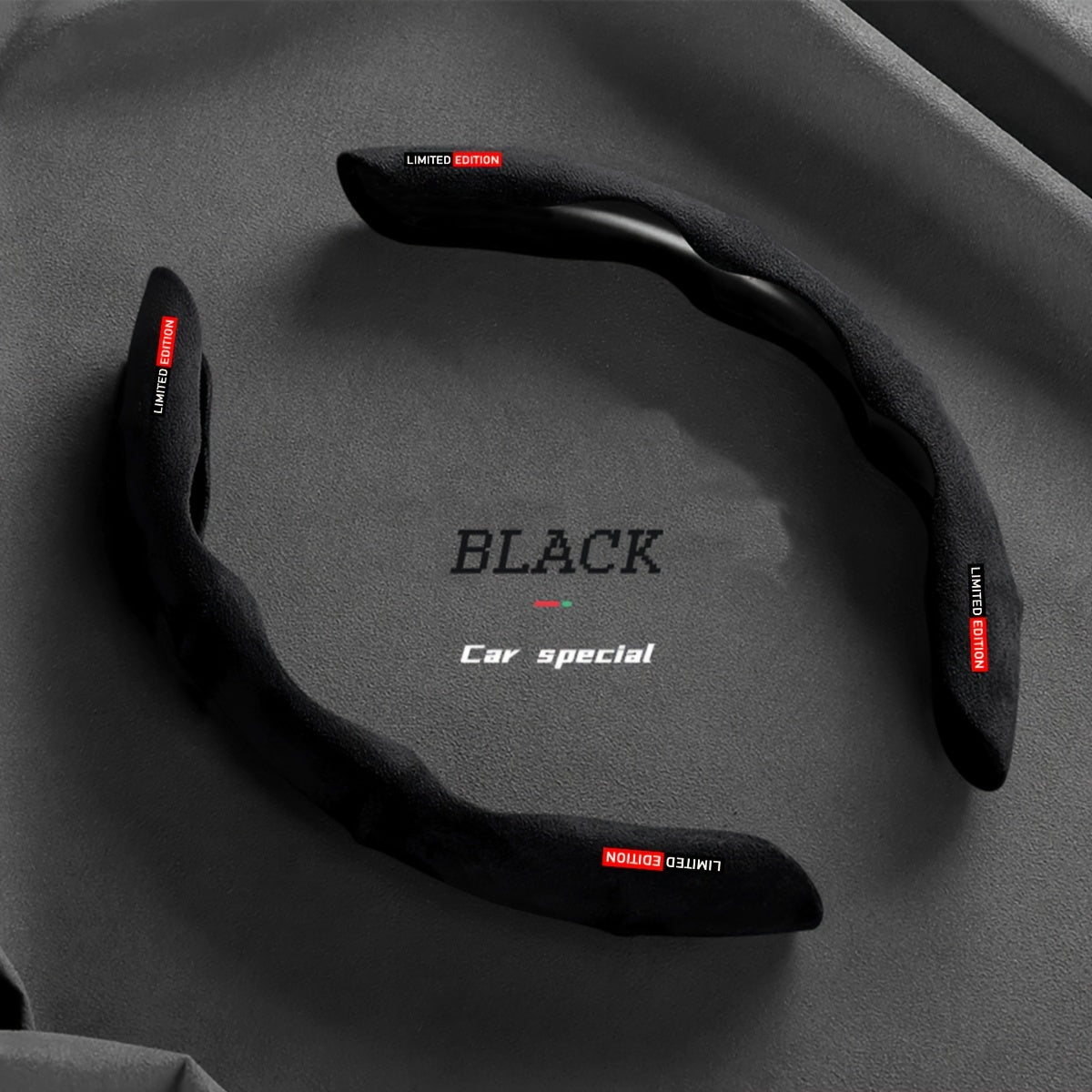 Premium Breathable Anti-Slip Segmented Steering Wheel Cover for Cars