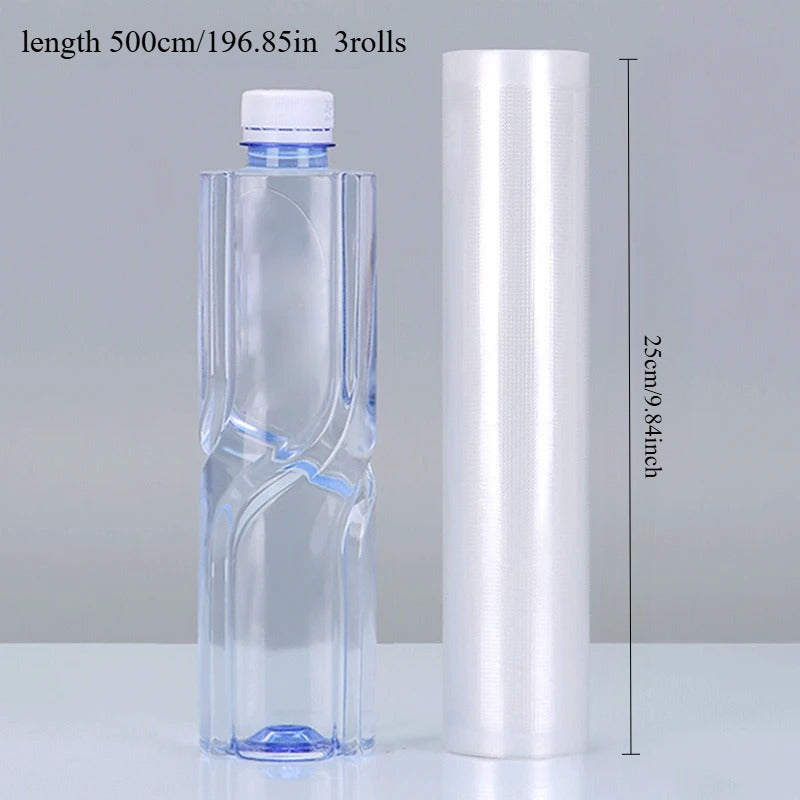 Oziq-ovqat uchun mos BPA-siz vakuum yopishqoq sumkalar, moslashtirilgan uzunlik, oziq-ovqat saqlash