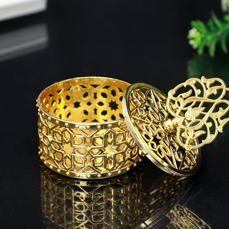 Golden Butterfly Theme Plastic Gift Box with Lid for Weddings and Parties