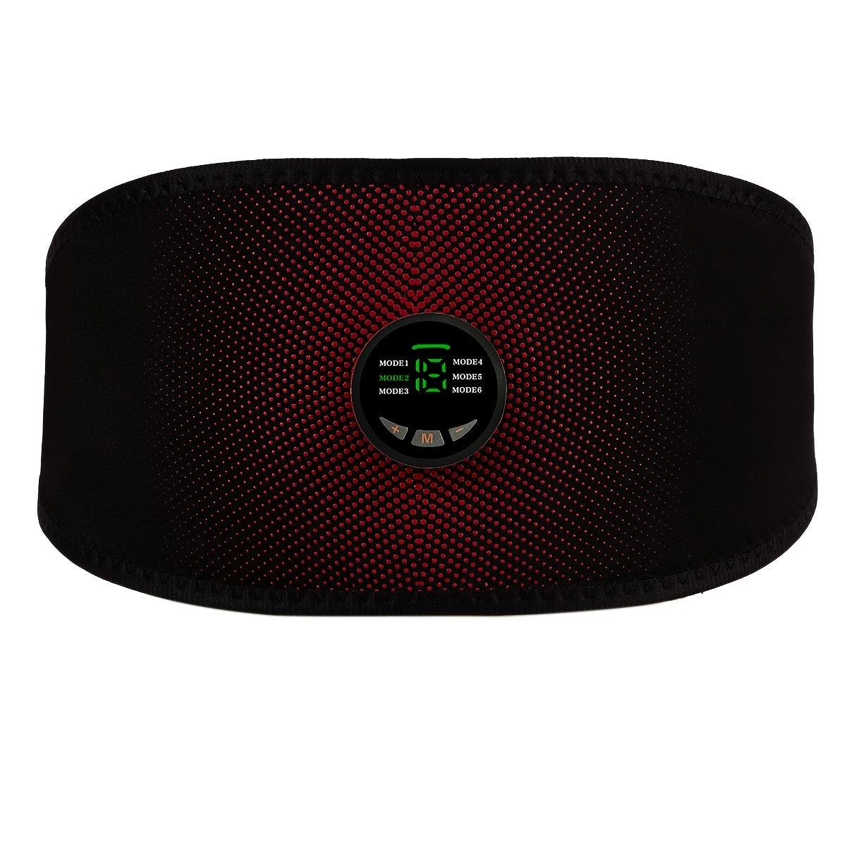 USB Charging EMS Muscle Massage Belt with 6 Modes and 18 Intensities for Full Body Use