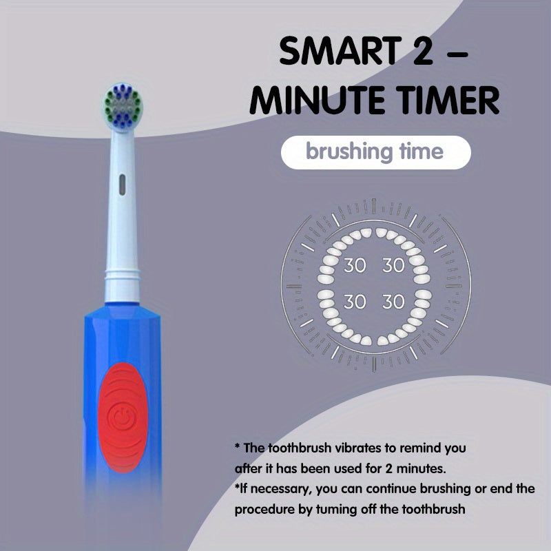 Kattalar uchun elektr tish cho'tkasi 60000 RPM Sariq Ko'k 2 ta almashtiriladigan boshlar