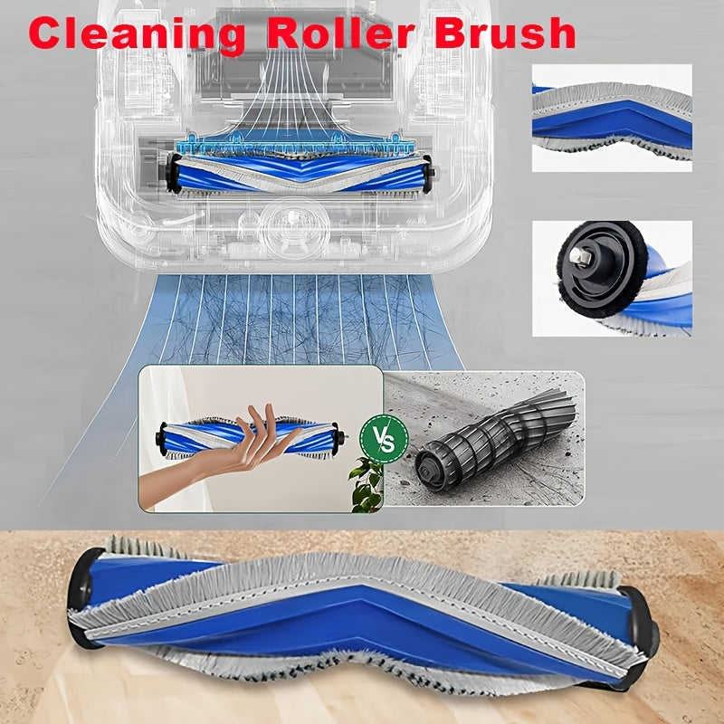 Ecovacs Deebot X5 Omni va X5 Pro uchun robot tozalash uchun aksessuarlar to'plami, asosiy cho'tka, tozalash matolari, chang qutilari, filtrlash va yon cho'tkalarini o'z ichiga oladi