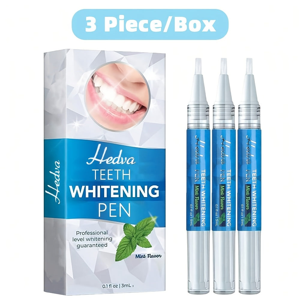 Teeth Whitening Gel Pen Mint Flavor 1-4 Pack 3mL Hypoallergenic Portable