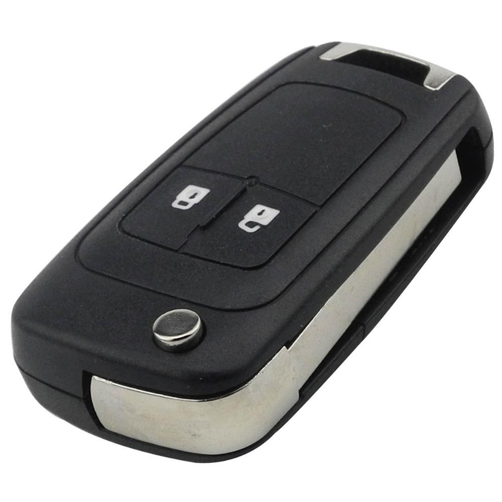 Blank Folding Key Shell for Chevrolet Remote Cover ABS Material Minimalist Durable Fob Case