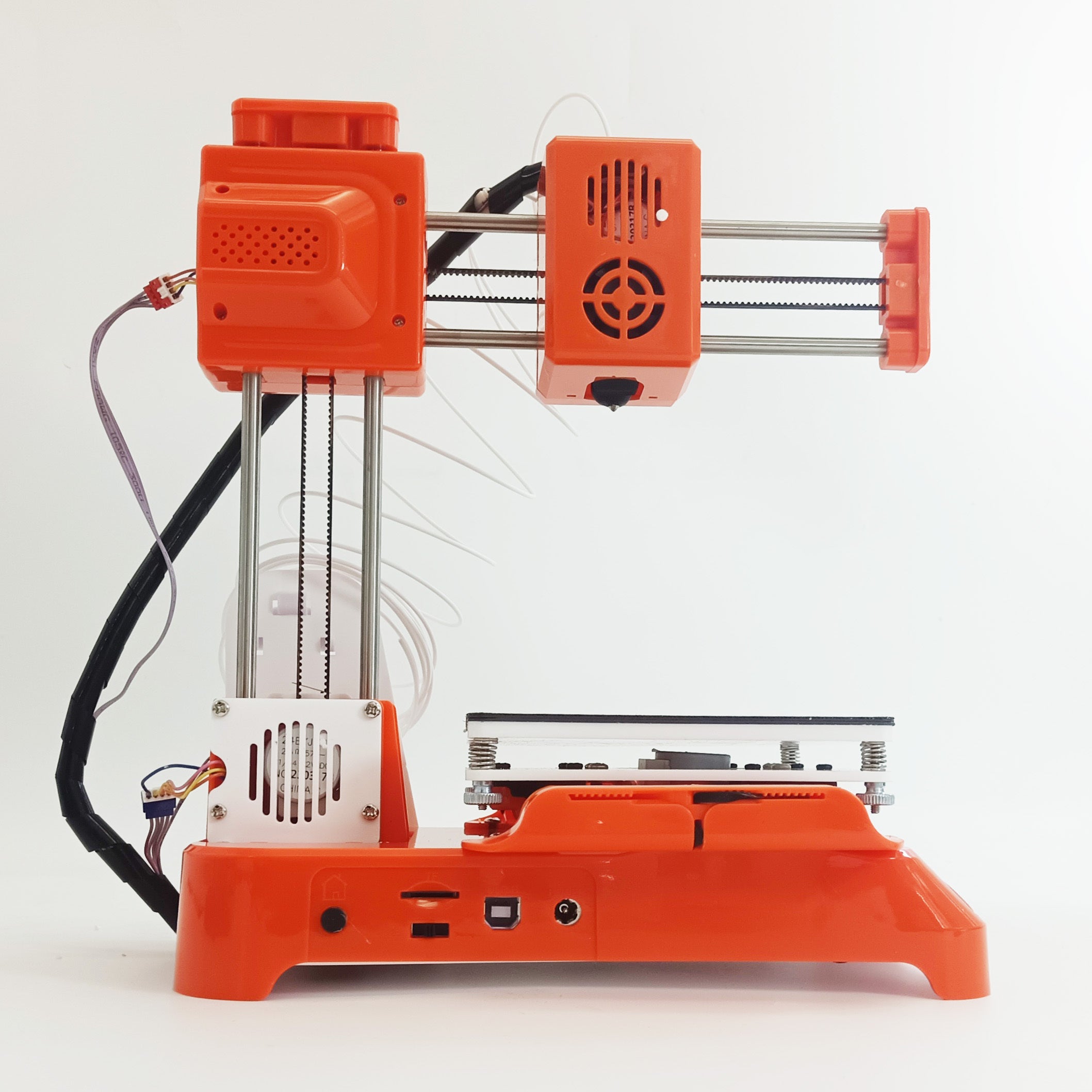 Mini 3D Printer 100x100x100mm Fast Heating Low Noise Beginner Friendly with Free PLA
