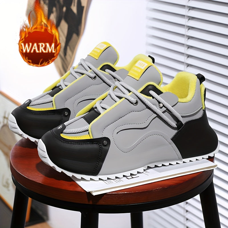 Zapatillas casuales para hombre, ligeras, de PU, para senderismo, actividades al aire libre y uso diario