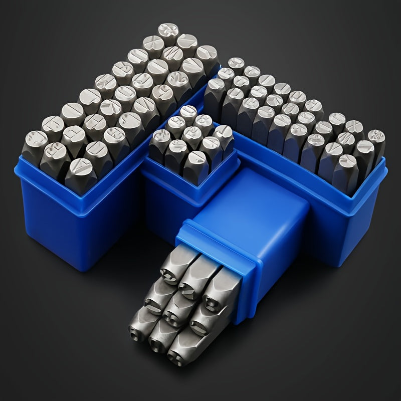 Alloy Steel Number and Letter Stamp Set for Metal Plastic Wood Leather Imprinting