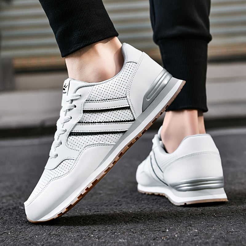 Мужские низкие кроссовки для бега с нескользящей шнуровкой для путешествий и спортзала