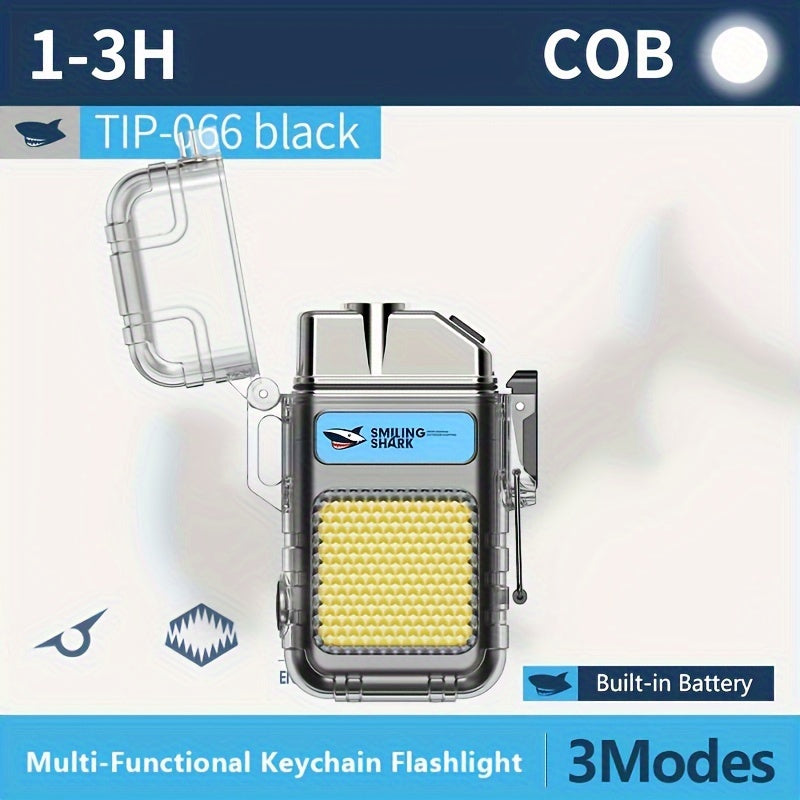 Rechargeable LED Flashlight and Windproof Lighter for Camping Hiking and Outdoor Activities