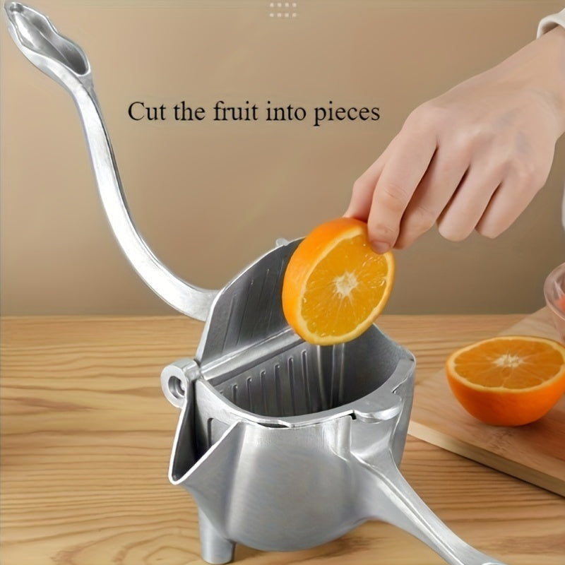 Manual Fruit Juicer for Oranges Lemons Pomegranates Compact Kitchen Bar Use