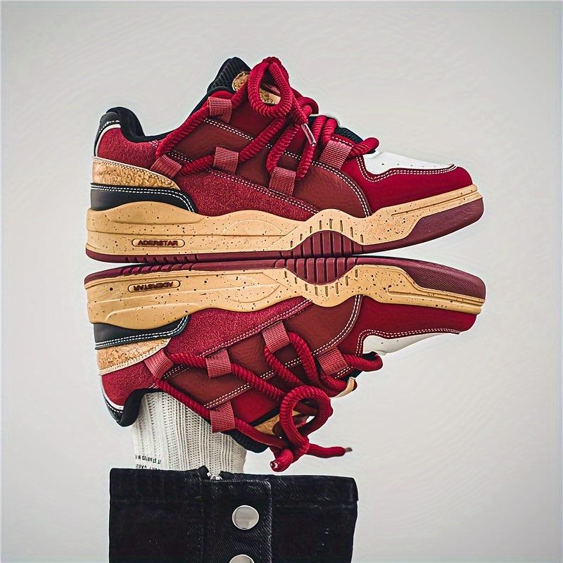 Unisex Casual Sneakers with Platform Soft Sole Low Top All-Season Rubber Sole