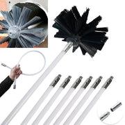 Multi-Functional Cleaning Brush Set for Chimneys and Vents Durable Reusable Tool