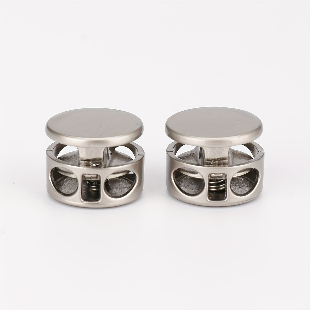 6-Pack No-Tie Shoe Lace Locks Aluminum Alloy Spring Buckle Easy Install