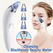 Blackhead Removal Facial Pore Cleaner Portable Device with 4 Probes for Men and Women